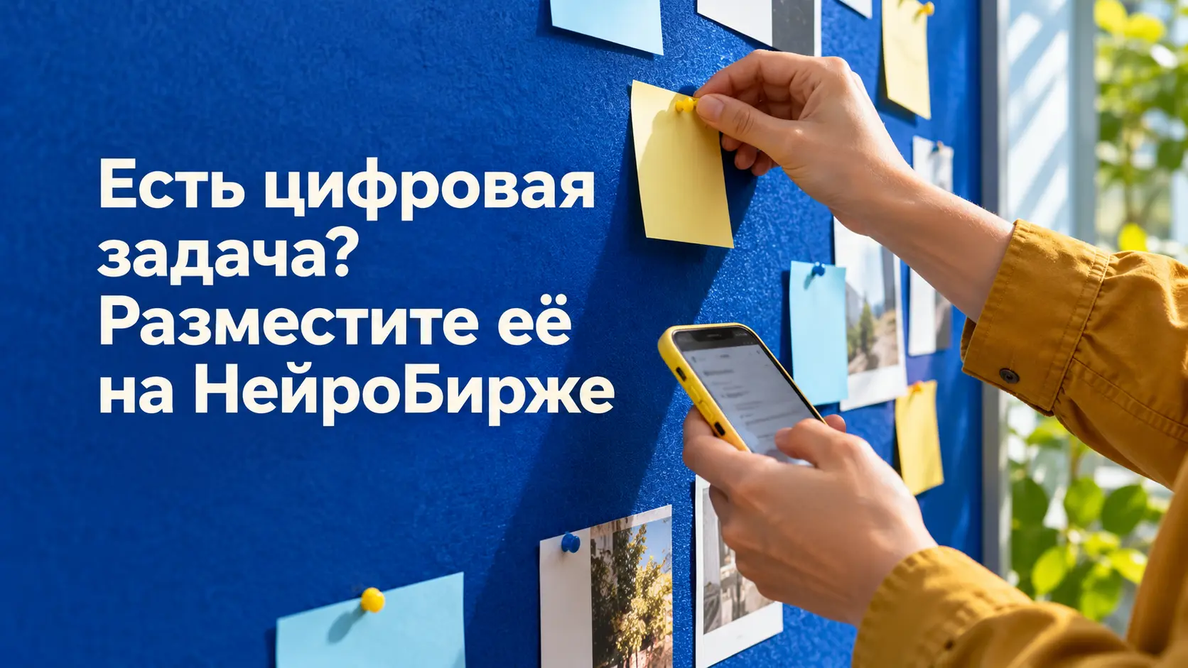 Есть цифровая задача? Разместите её на НейроБирже