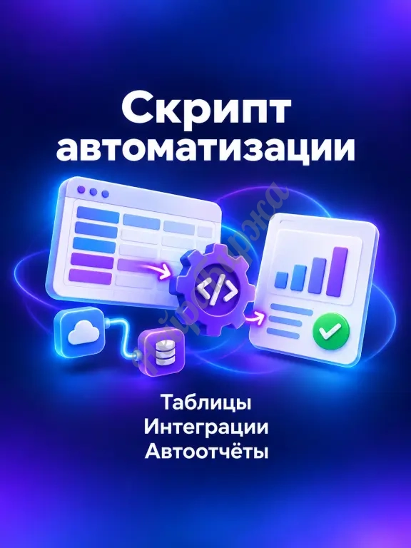 Скрипт автоматизации — обработка таблиц, интеграции, автоотчёты