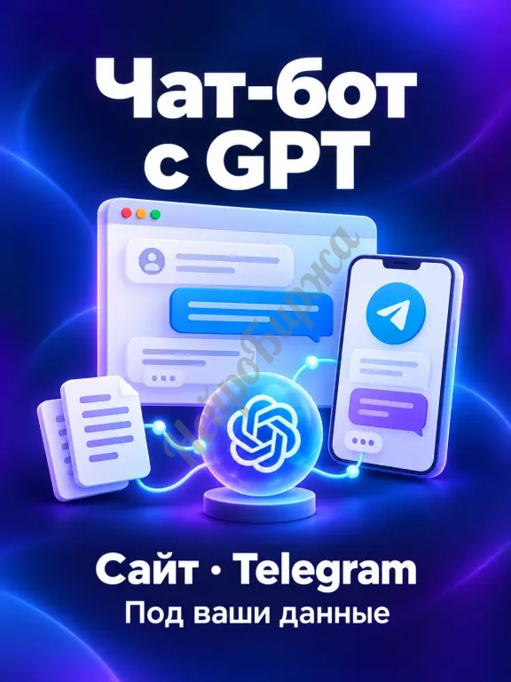 Чат-бот с GPT для сайта и Telegram — ИИ-ассистент под ваши данные