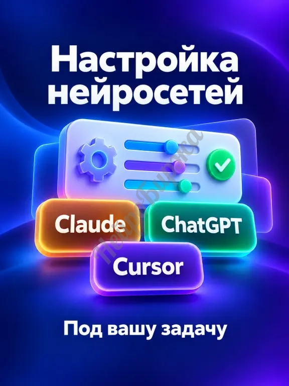 Настройка нейросетей — Claude, ChatGPT, Cursor под вашу задачу